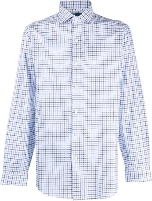 Ralph Lauren Clear Blue Polo Shirts Blauw Heren