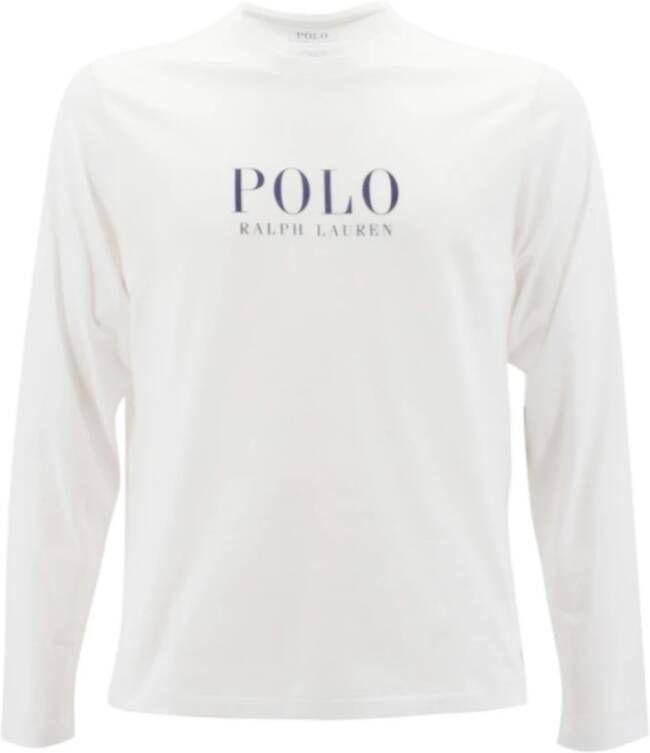 Polo Ralph Lauren Underwear Shirt met lange mouwen en labelprint model 'LIQUID'