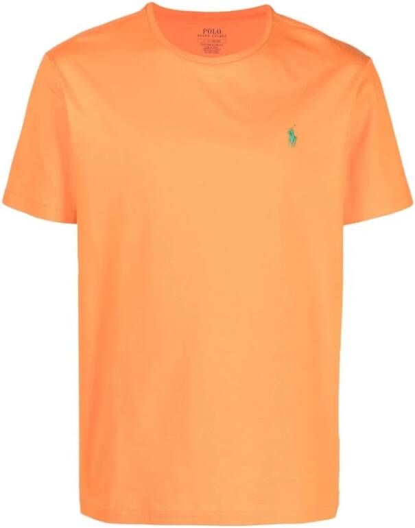 Ralph Lauren Comfortabele en stijlvolle heren T-shirt collectie Oranje Heren