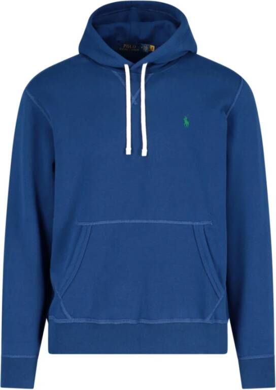 Ralph Lauren Comfortabele en stijlvolle hoodie met logo Blauw Heren