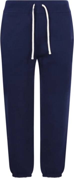 Ralph Lauren Marineblauwe Fleece Trainingspak Broek voor Heren Blauw Heren - Foto 8