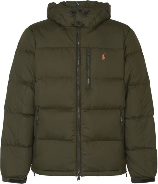 Ralph Lauren Groene gewatteerde jas met capuchon en Pony-logo Groen Heren - Foto 3