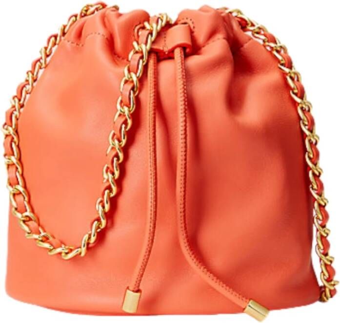 Lauren Ralph Lauren Bucket bags Emmy 19 Bucket Bag Medium in oranje
