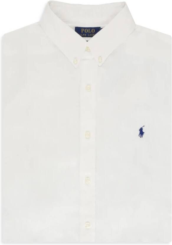 Polo Ralph Lauren Slim fit vrijetijdsoverhemd van linnen met opstaande kraag - Foto 5