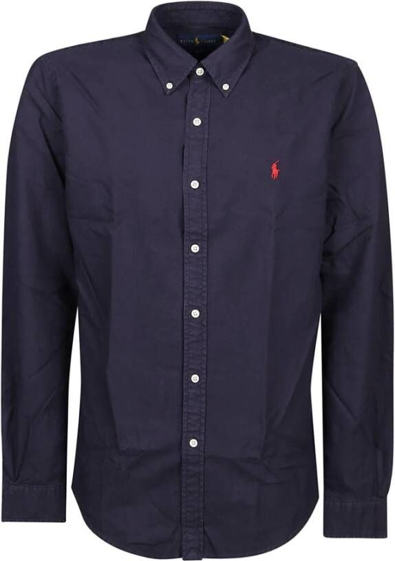 Ralph Lauren Formeel Overhemd Blauw Heren