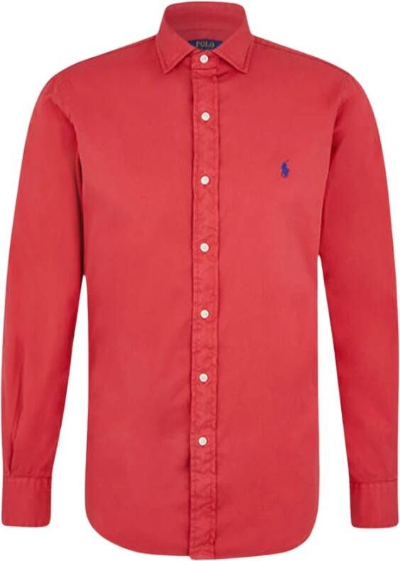 Ralph Lauren Formeel Overhemd Rood Heren