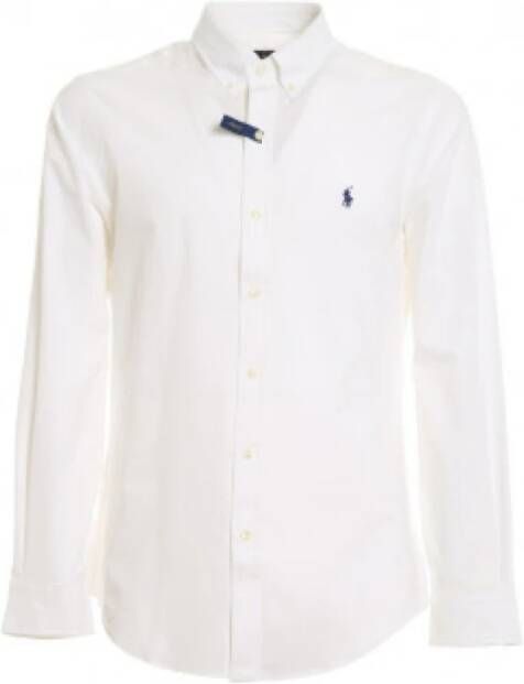 Polo Ralph Lauren Witte Stretch-Katoenen Overhemd met Polo Pony Motief White Heren - Foto 17