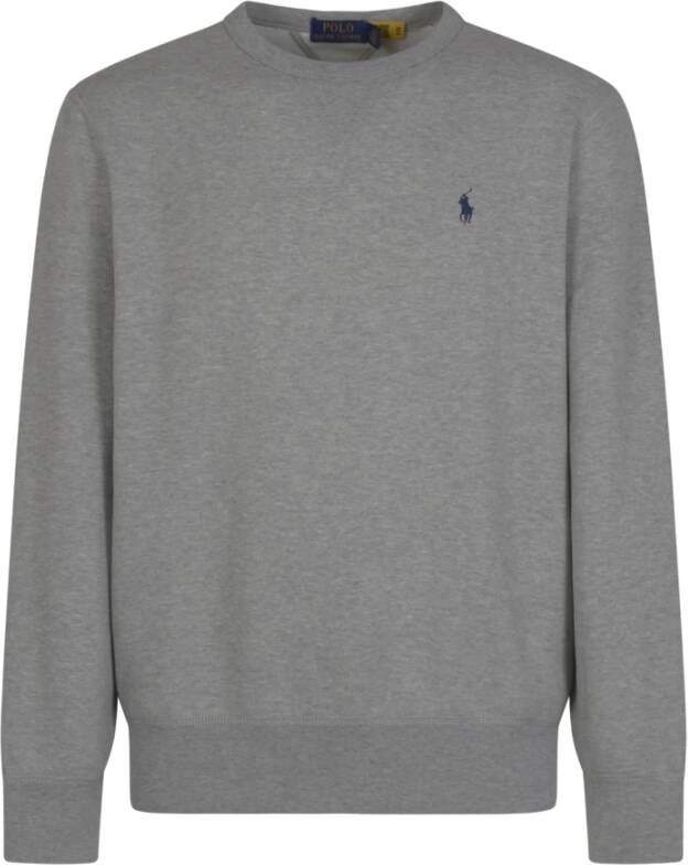 Ralph Lauren Geborduurd Logo Sweatshirt Grijs Heren