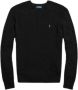 Polo Ralph Lauren Zwarte Cable Knit Crewneck Sweater met Pony Logo Zwart Heren - Thumbnail 3