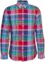 Ralph Lauren Geruite Blouse Maat L Kleur: 6130B Donkerroze Pink Heren - Thumbnail 1