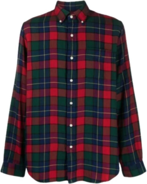 Polo Ralph Lauren Overhemd Lange Mouw CHEMISE COUPE DROITE EN FLANELLE