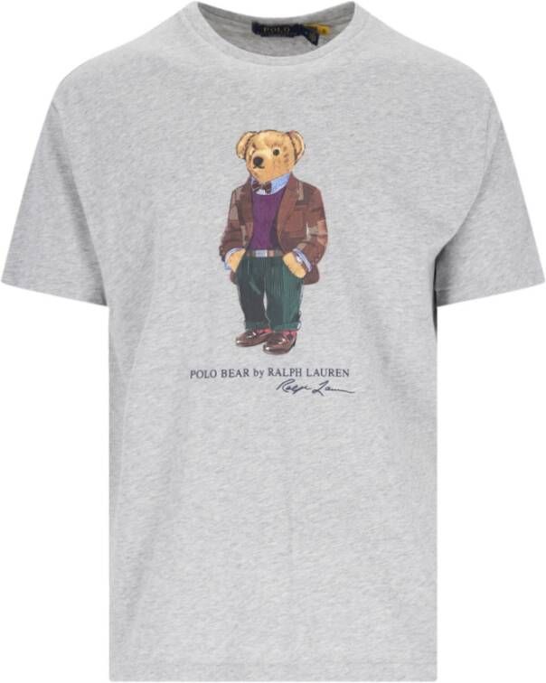 Ralph Lauren Grijze Polo T-shirts en Polos Must-Have voor Mannen Grijs Heren