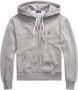 Ralph Lauren Grijze Zip Polo Hoodie - Thumbnail 1