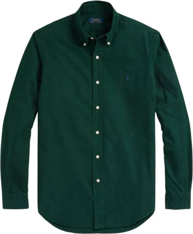 Ralph Lauren Groen Oxford Overhemd voor Heren Groen Heren