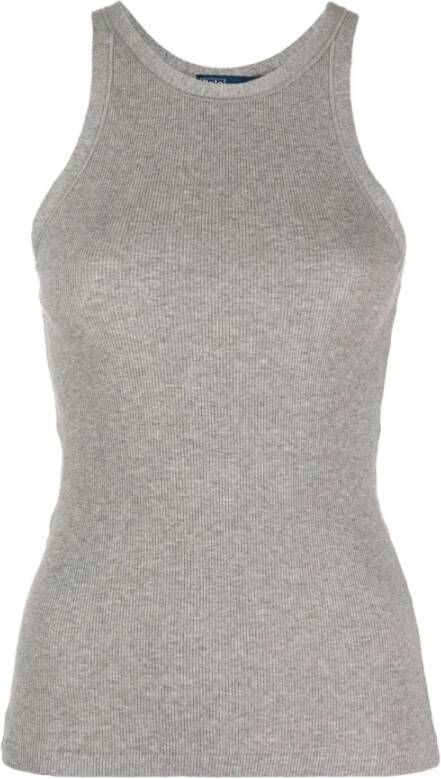 Ralph Lauren Groene mouwloze katoenen polotop Grijs Dames