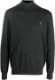 Polo Ralph Lauren Lange Mouw Gebreide Trui Pullover Gray Heren - Thumbnail 2