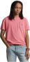 POLO Ralph Lauren regular fit T-shirt met linnen desert rose - Thumbnail 2