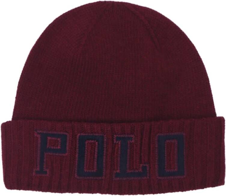 Ralph Lauren Bordeaux pet met applicatie Brown