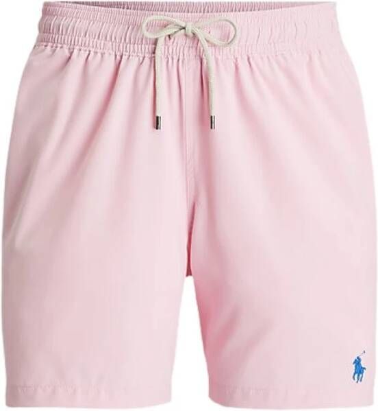 Ralph Lauren Roze Sea Shorts voor Heren met Elastische Taille Roze Heren