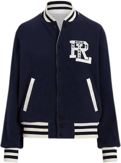 Ralph Lauren Hunter Navy Varsity Jack Blauw Dames