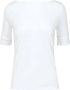 Ralph Lauren Katoenen Jersey T-shirt met Boothals White Dames - Thumbnail 2