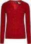 Ralph Lauren Kimberly Lange Mouw Pullover XL Faded Red Rood Dames - Thumbnail 1