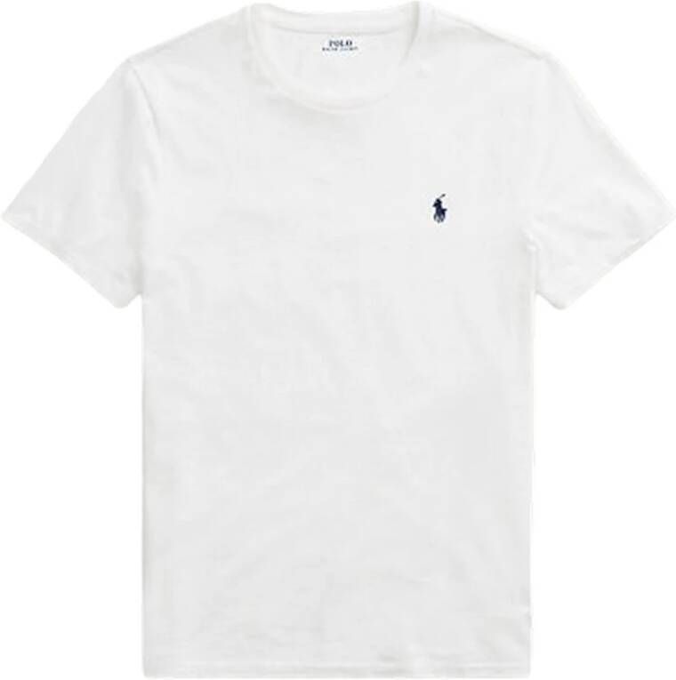 Ralph Lauren Klassiek Katoenen T-shirt voor Heren White Heren