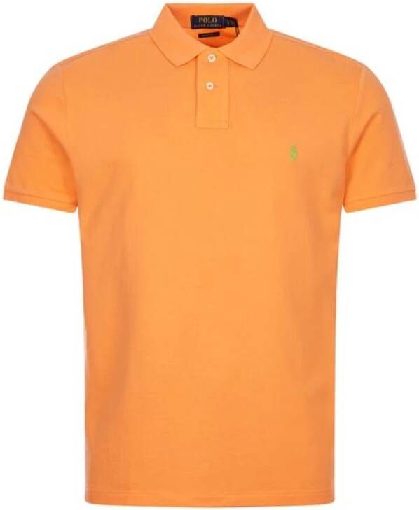 Ralph Lauren Klassiek Polo Shirt Oranje Heren