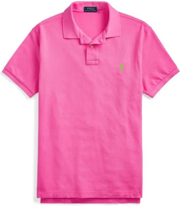Ralph Lauren Klassiek Polo Shirt voor Heren Roze Heren