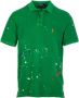 Polo Ralph Lauren Klassiek Poloshirt met Uniek Multicolor Spray Effect Green Heren - Thumbnail 2