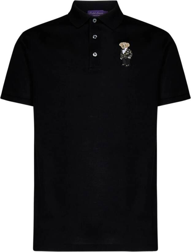 Ralph Lauren Klassiek Zwart Polo Shirt Zwart Heren