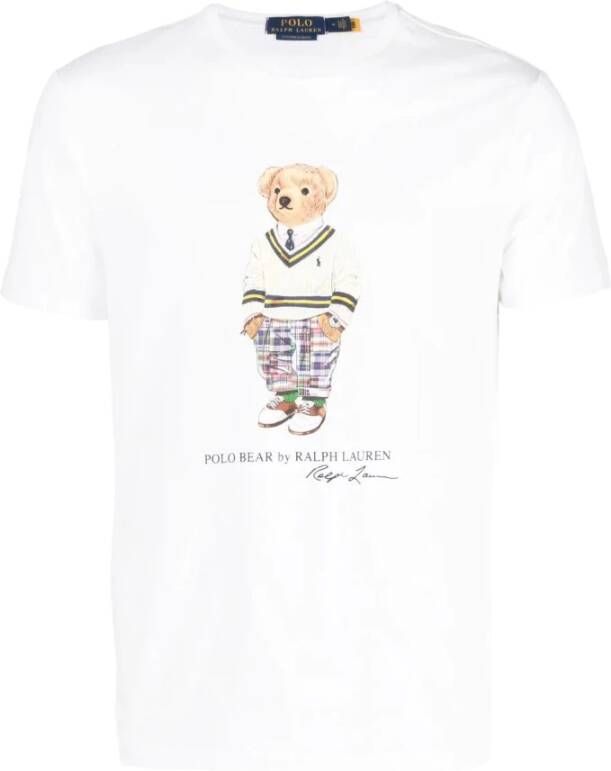 Ralph Lauren Klassieke Heren T-Shirt Upgrade voor Dagelijkse Stijl Wit Heren