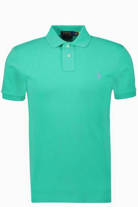 Ralph Lauren Klassieke Katoenen Polo Groen Heren