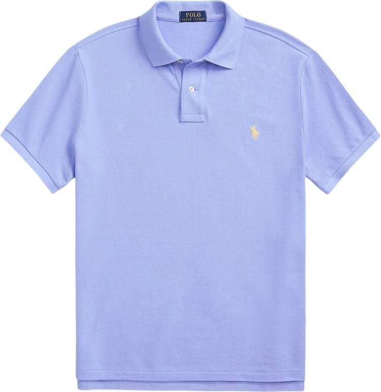 Ralph Lauren Klassieke Polo Shirt Blauw Heren