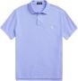 Polo Ralph Lauren Polo shirt met logo borduursel en geribbelde kraag en manchetten Blue Heren - Thumbnail 1