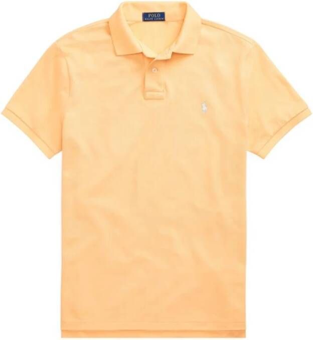 Ralph Lauren Klassieke Polo Shirt voor Heren Oranje Heren