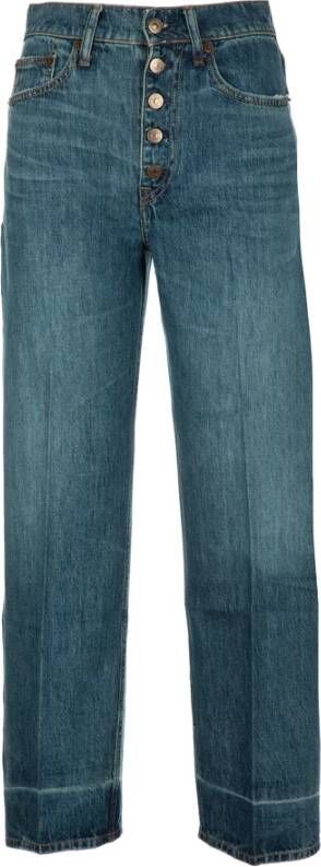 Ralph Lauren Klassieke Straight Jeans Blauw Dames