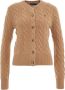 Ralph Lauren Beige Wol Kasjmier Vest Vlechtpatroon Beige Dames - Thumbnail 2