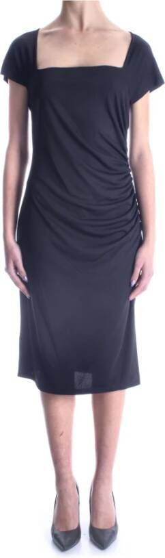 Ralph Lauren Elegante Midi Jurk Black Dames