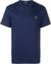 Ralph Lauren Moderne Custom Slim Fit T-Shirt Blauw Heren - Thumbnail 1