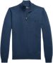 POLO Ralph Lauren fijngebreide wollen schipperstrui met logo rustic navy heather - Thumbnail 2