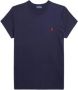 Ralph Lauren Navy Cruise Katoenen Jersey T-shirt Blauw Dames - Thumbnail 1