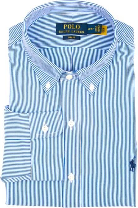 Ralph Lauren Normaal Overhemd Blauw Heren