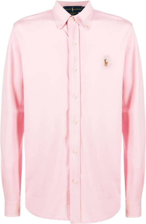 Ralph Lauren Normaal Overhemd Roze Heren