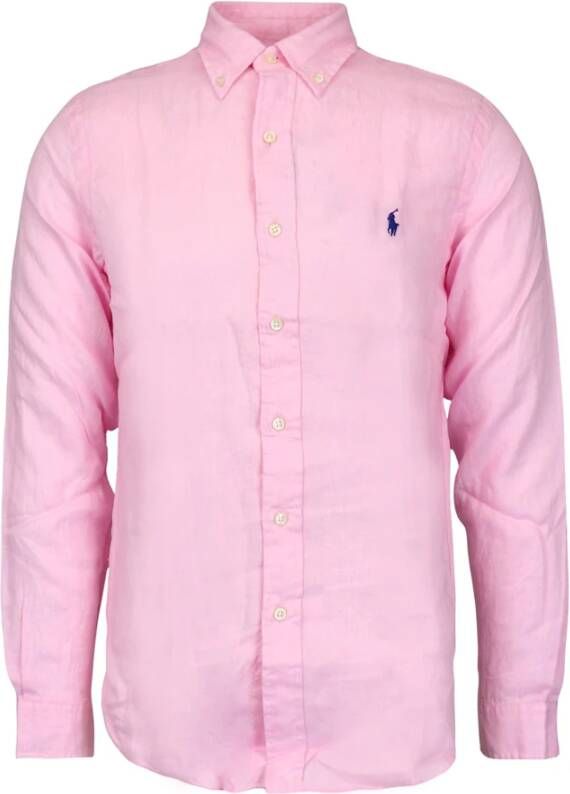 Ralph Lauren Normaal shirt Roze Heren