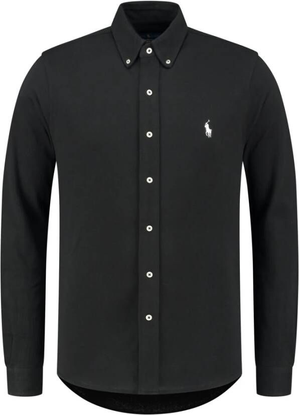 Polo Ralph Lauren Overhemd Lange Mouw CHEMISE AJUSTEE COL BOUTONNE EN POLO FEATHERWEIGHT LOGO PONY PLA