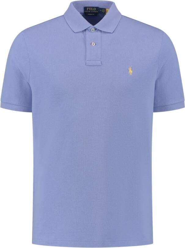 Ralph Lauren Paarse Polo Shirt Purple Heren