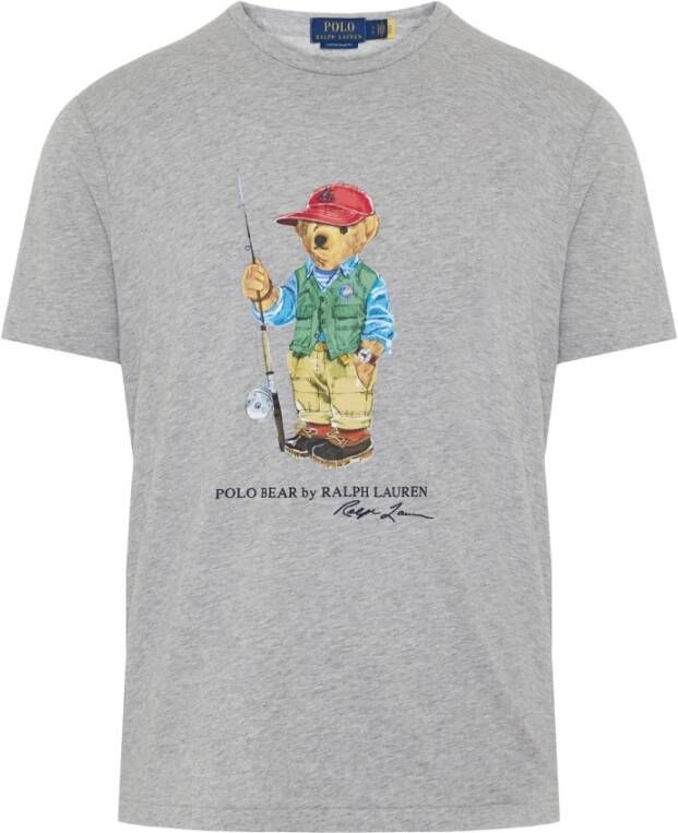 Ralph Lauren Polo Bear T-Shirt Grijs Heren