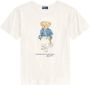 Ralph Lauren Polo Bear T-Shirt Klassieke Top voor Modebewuste Vrouwen White Dames - Thumbnail 3