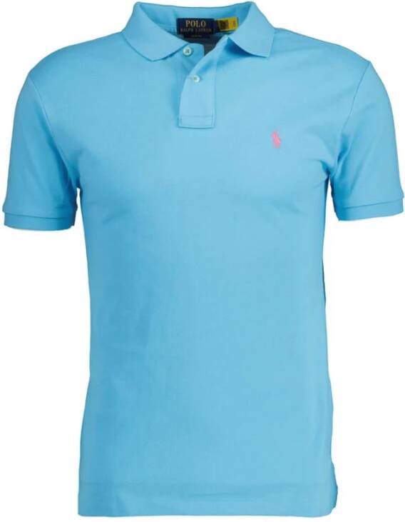 Polo Ralph Lauren Turquoise Polo T-shirts en Polos Blue Heren